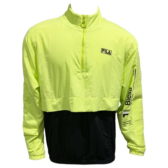 NWT FILA GUS AUTHENTIC MEN'S LONG SLEEVE HALF ZIP LIGHTWEIGHT TRACK JACKET - Picture 1 of 5